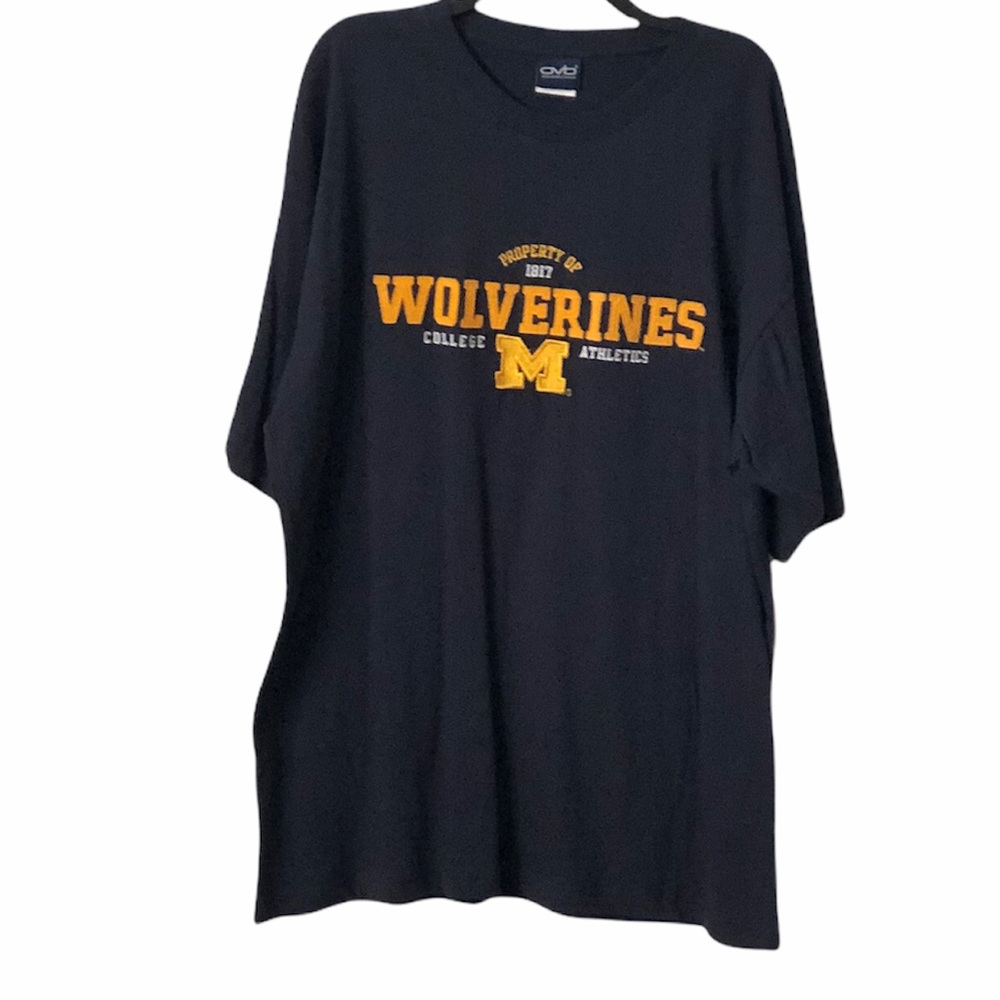 OVB Old Varsity Brand Mens Athletic Blue and Gold Shortsleeved T-Shirt Size XXL